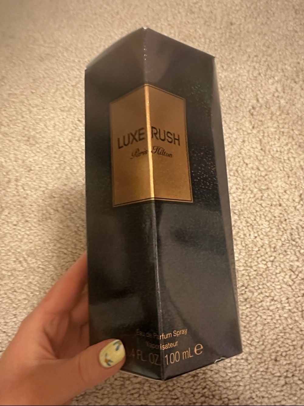 Paris Hilton Luxe Rush - Black & Gold Packaging